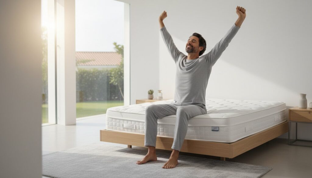Firm Sprung Mattress for Back Pain Relief and Spinal Alignment